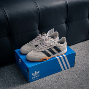 Classic Retro Stripes Country Sneakers - Light Grey