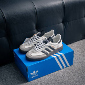 Premium Vintage Handball Sneakers - White/Black